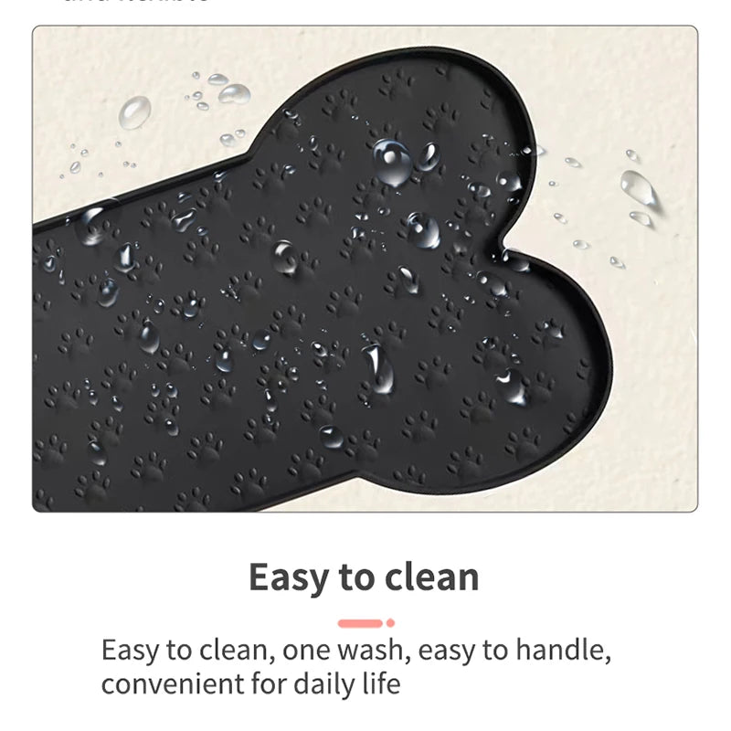 HookUpCo. Silicone Dog Feeding Mat, Easy Clean