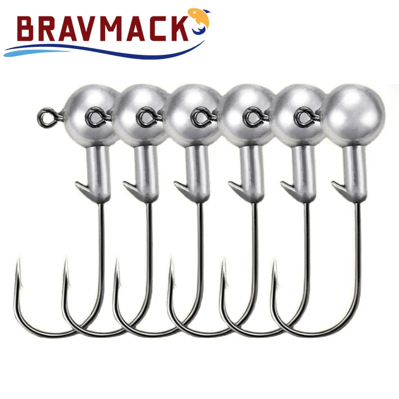 HookUpCo. 10pcs Jig Head Hooks for Fishing - HookUpCo.