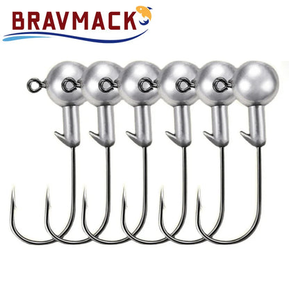 HookUpCo. 10pcs Jig Head Hooks for Fishing - HookUpCo.