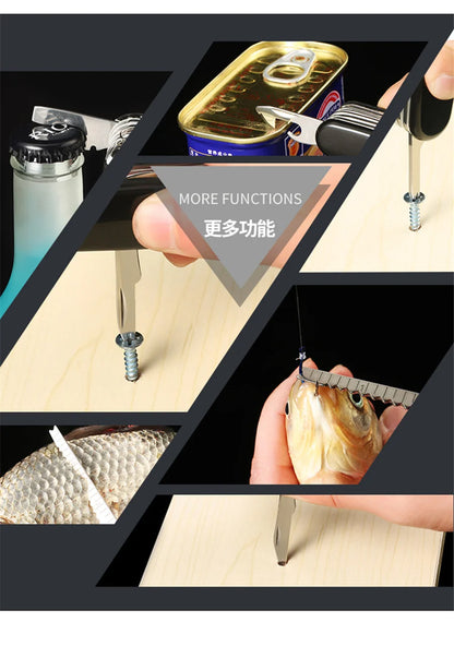 17-in-1 Stainless Steel Folding Multi-Tool for Camping