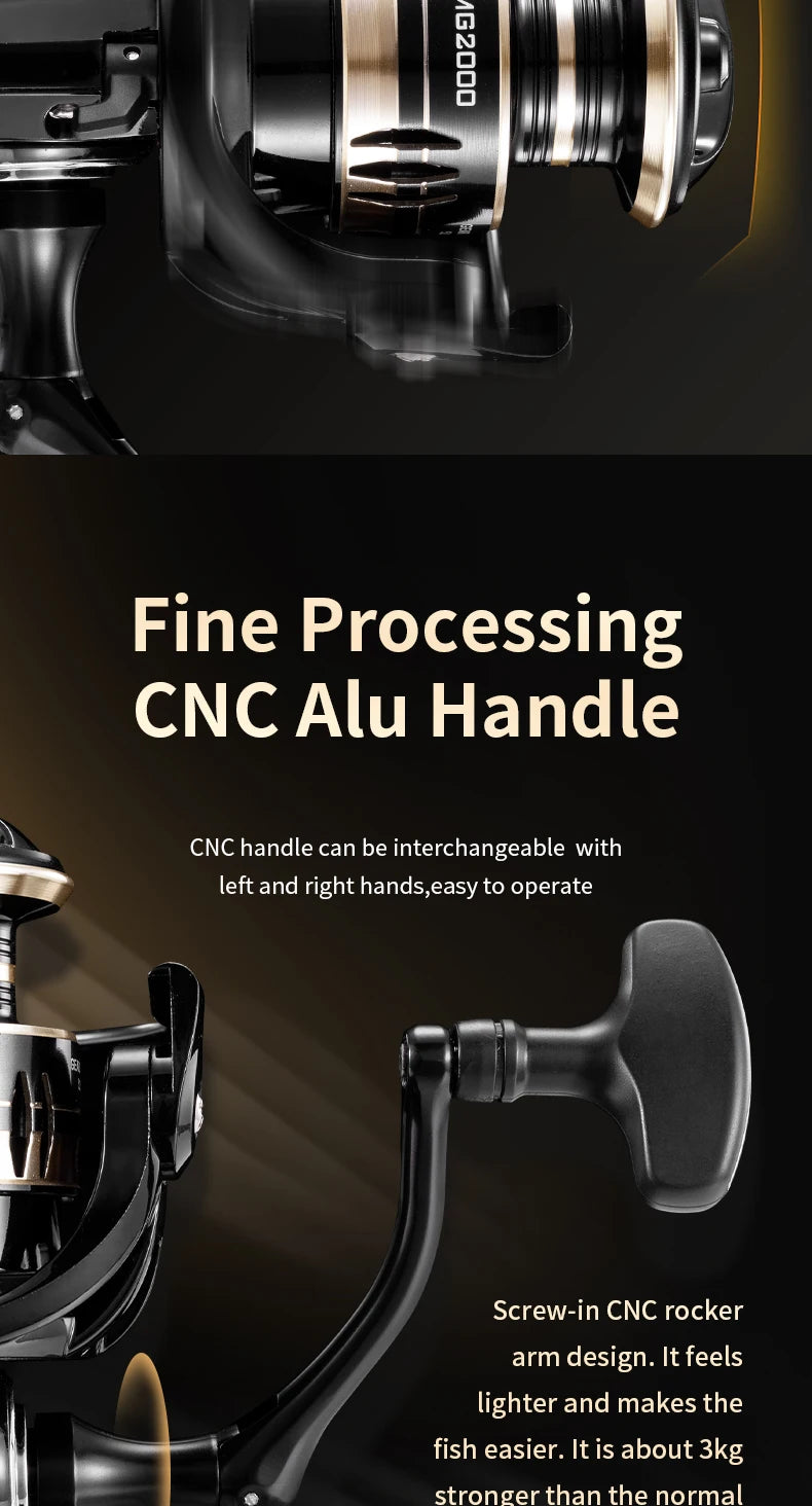 HookUpCo. Ultralight Spinning Reel 10kg Drag - HookUpCo.