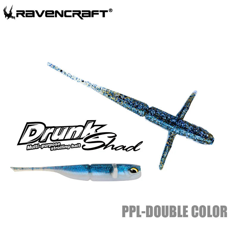 HookUpCo. Drunk Shad Soft Fishing Bait 3 Sizes - HookUpCo.