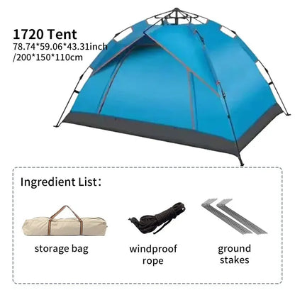 HookUpCo. Automatic Folding Tent for 3-4 People - HookUpCo.