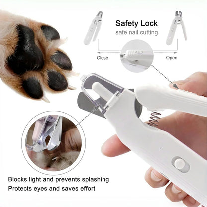 HookUpCo. Quiet Pet Nail Grinder with LED Lights