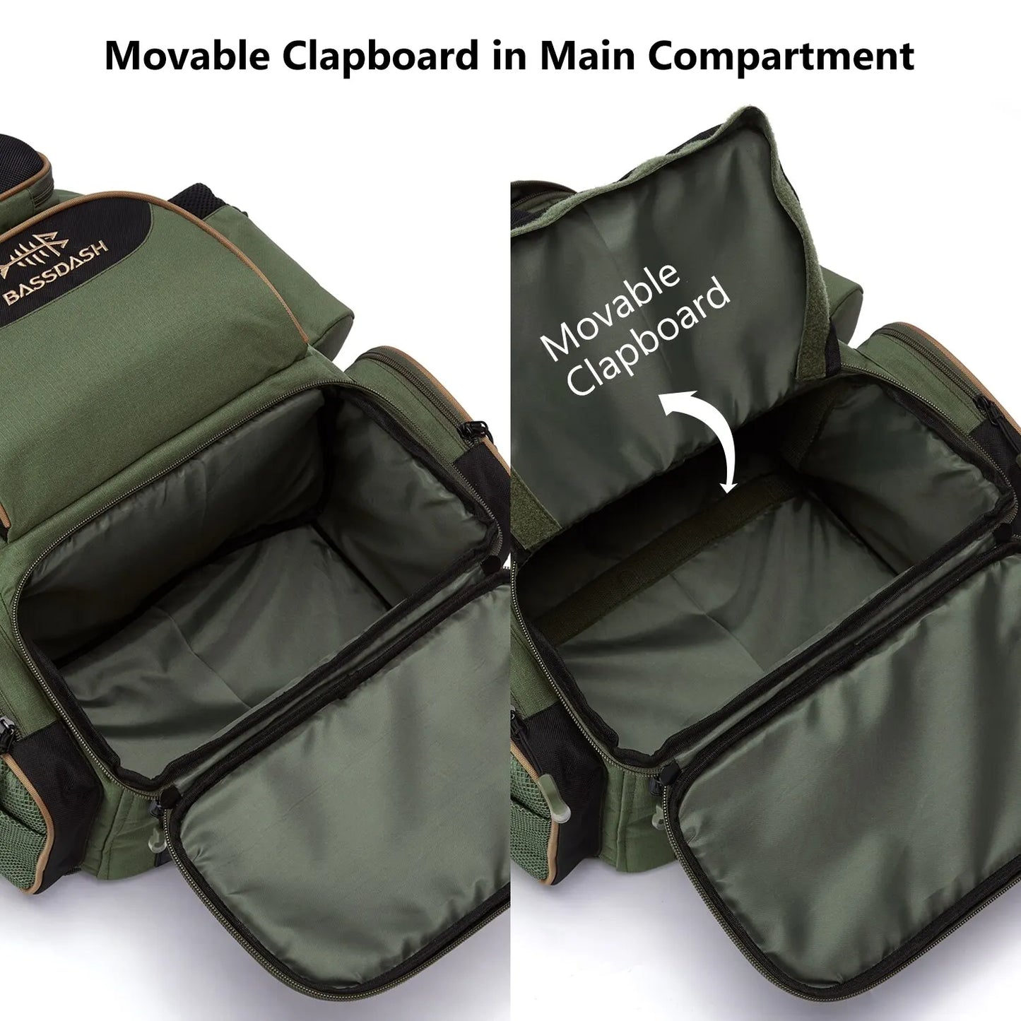 Lightweight Tactical Fishing Tackle Backpack - HookUpCo.