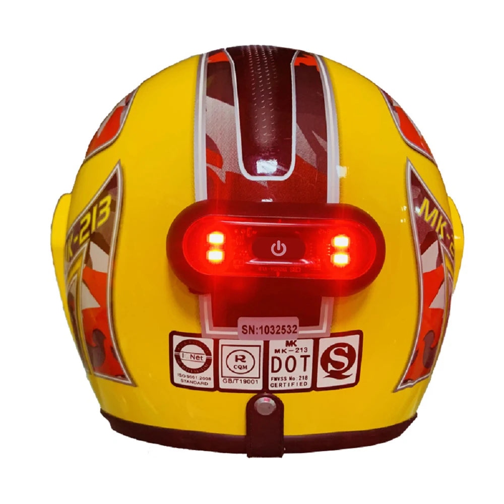HookUpCo LED Bike Helmet Tail Light