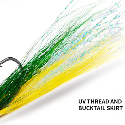 HookUpCo. Feathered Fishing Jig Set - HookUpCo.