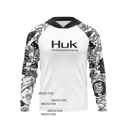 Men's Long Sleeve Fishing Shirt for Sun Protection - HookUpCo
