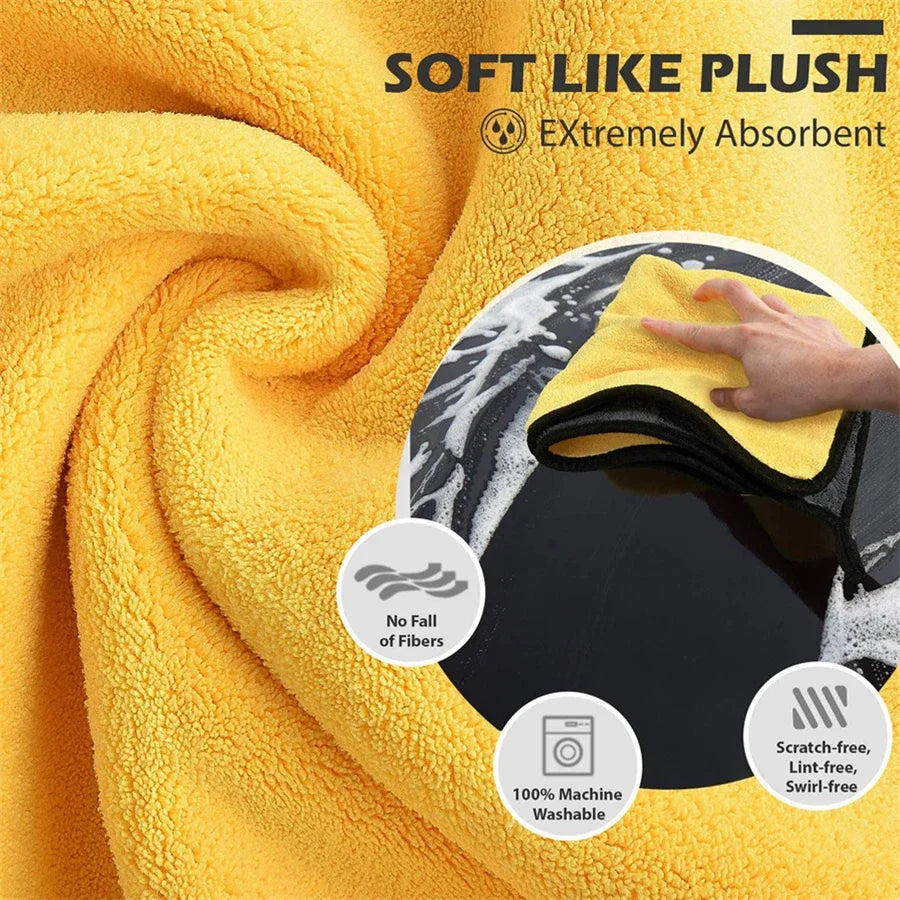 HookUpCo Microfiber Car Towels