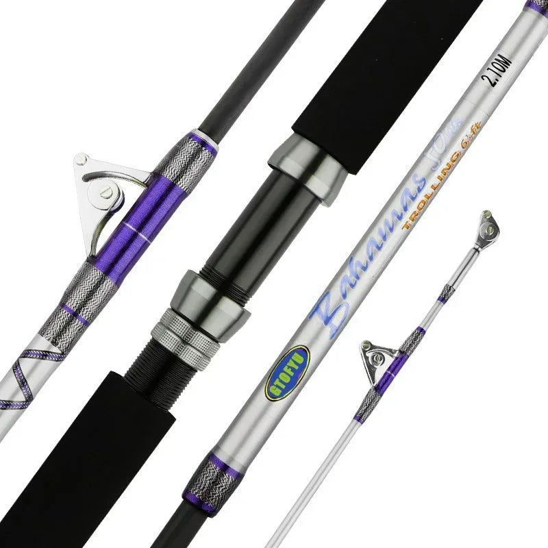 HookUpCo. 50kg Deep Sea Trolling Fishing Rod - HookUpCo.