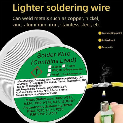 HookUpCo Low Temp Solder Wire