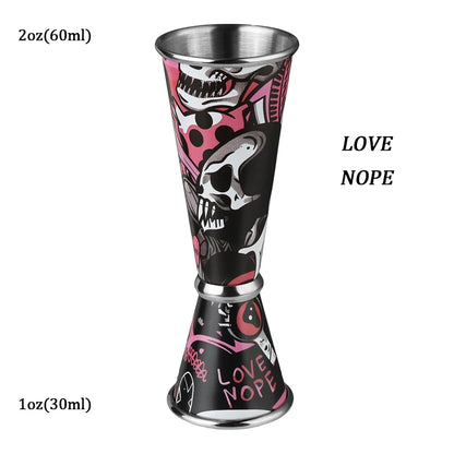 HookUpCo. Stainless Steel Cocktail Jigger Set