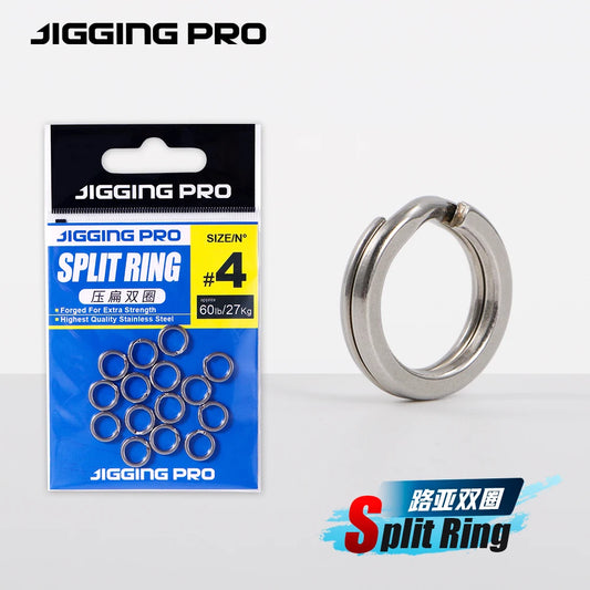 Stainless Steel Split Rings for Fishing Lures 10/15Pcs Set