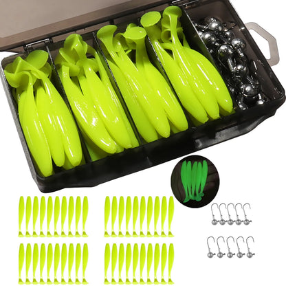 HookUpCo. 50PCS Metal Jig Bait Fishing Lure Kit - HookUpCo.