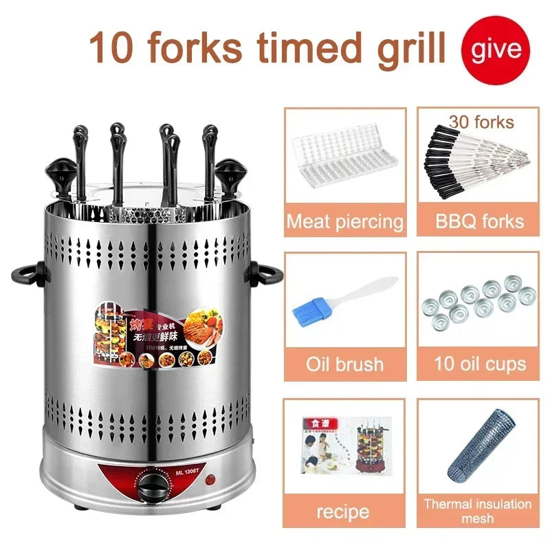 HookUpCo. Smokeless Indoor Grill