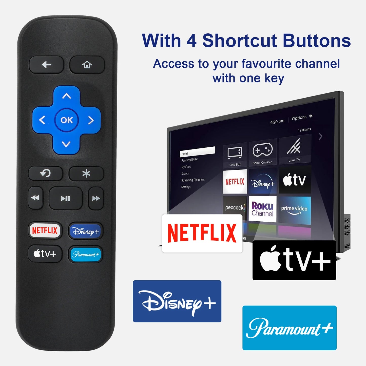 Roku Remote Control for Easy Streaming Access