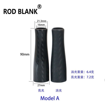 HookUpCo. Lightweight 3K Carbon Fishing Rod Grip - HookUpCo.