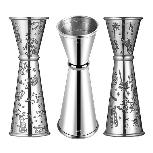 Precision Double Jigger for Cocktails - Measure with Ease