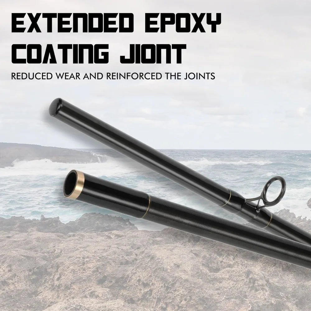 HookUpCo. Heavy-Duty Saltwater Fishing Rods - HookUpCo.