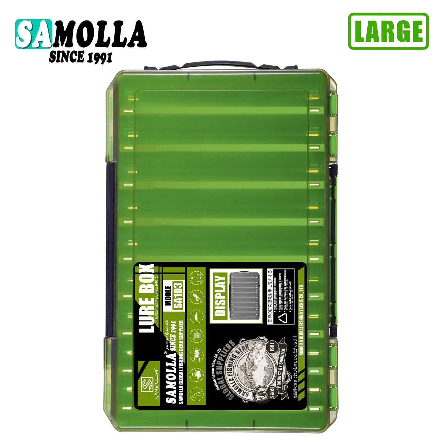 HookUpCo. Double-Sided Fishing Tackle Box - HookUpCo.