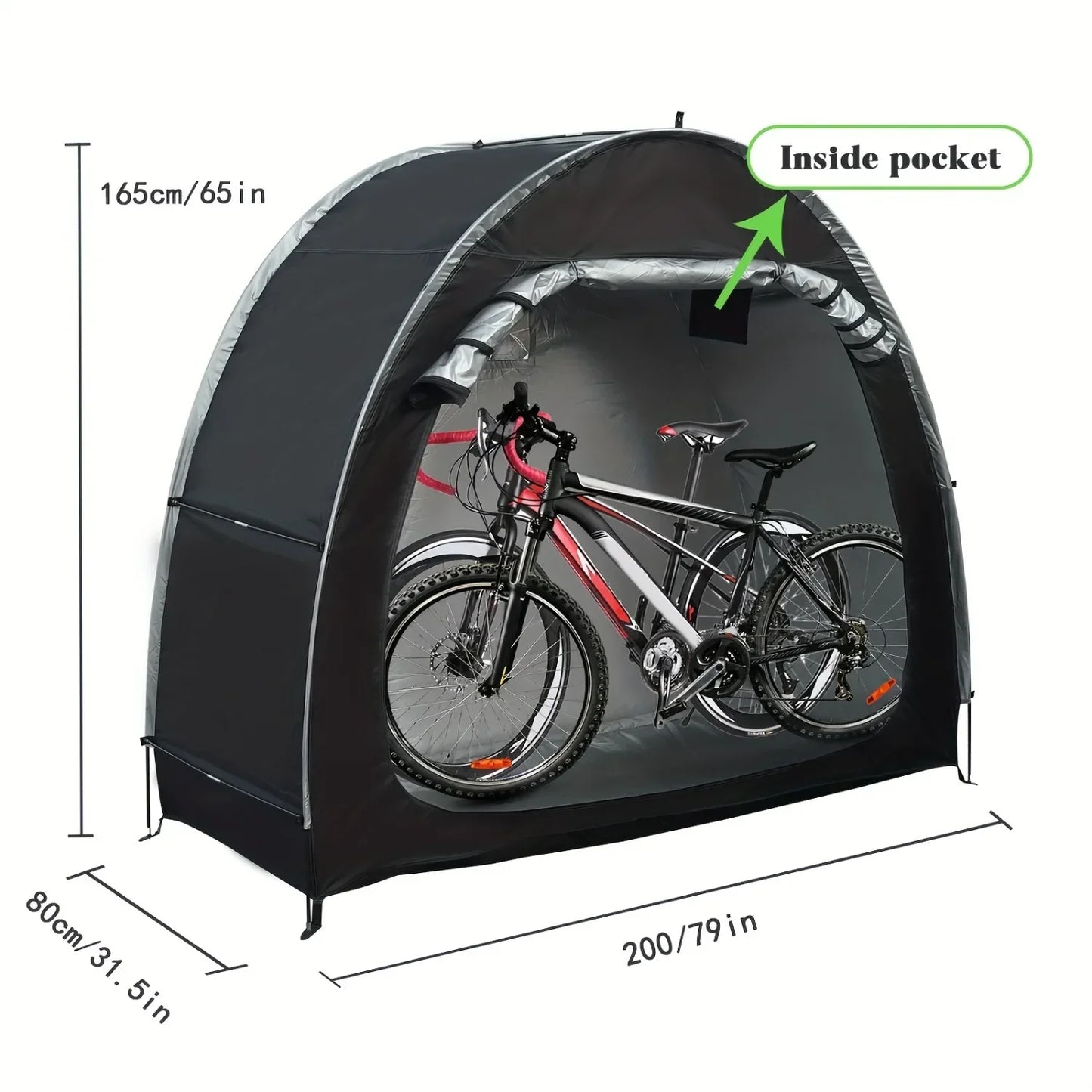 Spacious Waterproof Bike Storage Tent