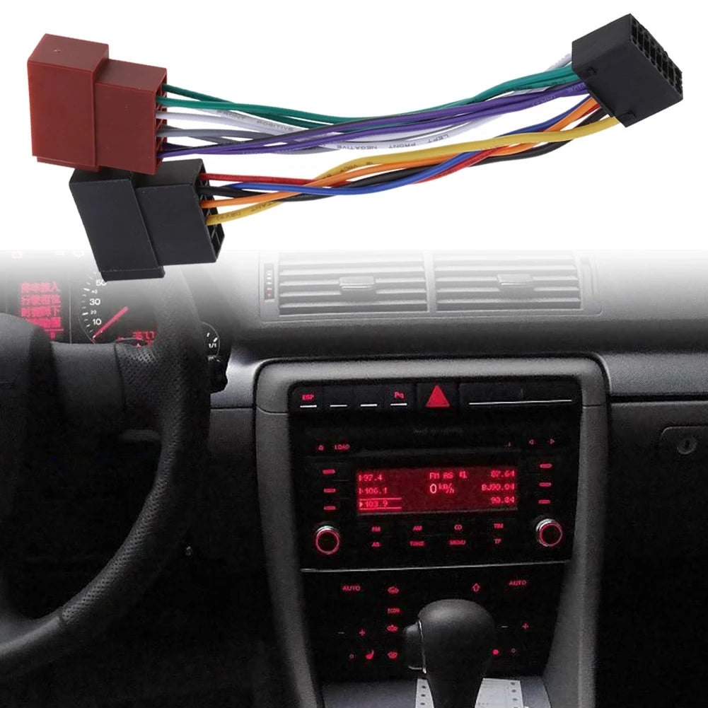 HookUpCo. 16 Pin ISO Wiring Harness Adapter - HookUpCo.