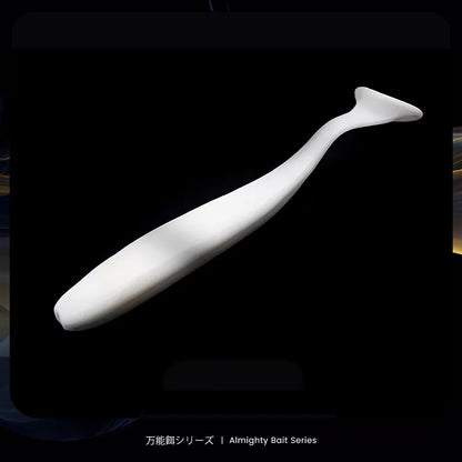 Soft Silicone Shad Worm Fishing Lure for Bass