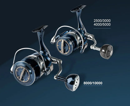 HookUpCo. Saltwater Fishing Reel, 25kg Drag - HookUpCo.