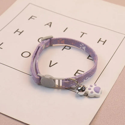 HookUpCo. Colorful Pet Collar with Safety Bell