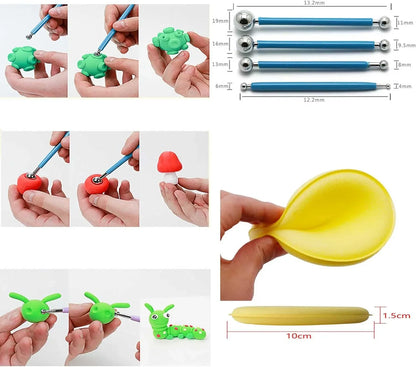 Pottery Clay Sculpting Tools Kits for Creative Artisans - Kits from 5 to 62 PCS.