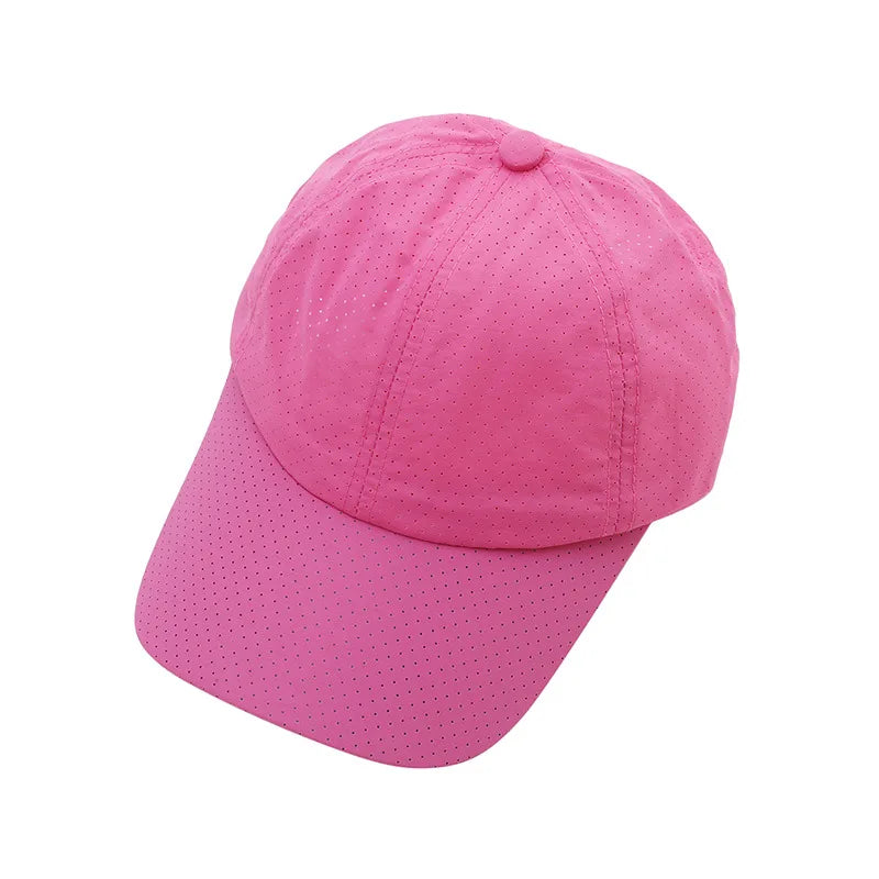 Quick-Dry Adjustable Sun Cap for Outdoor Sports
