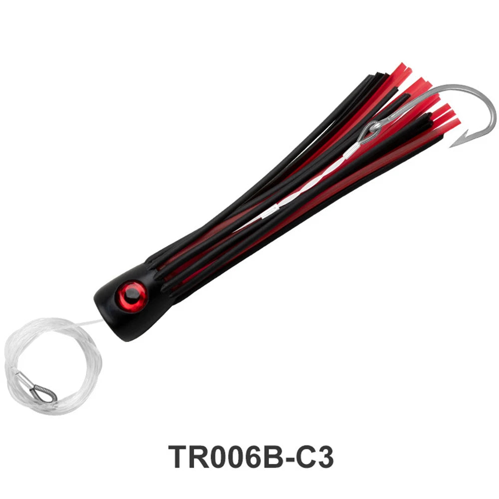 HookUpCo. 9" Rigged Squid Lures for Big Game Fishing - HookUpCo.