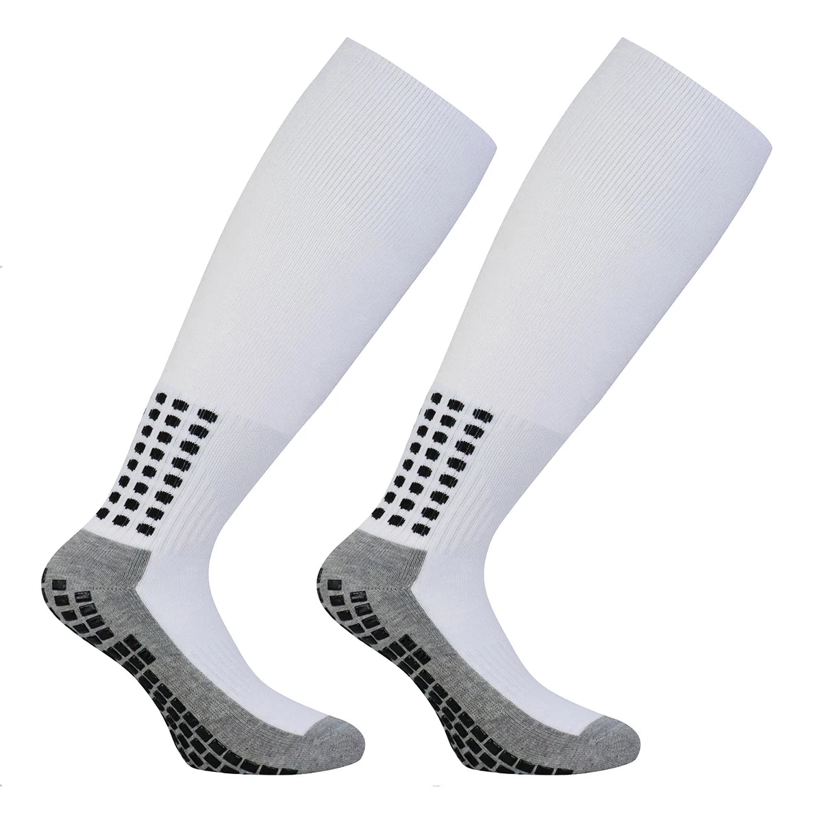 Professional Long Soccer Socks with Non-Slip Silicone Grip