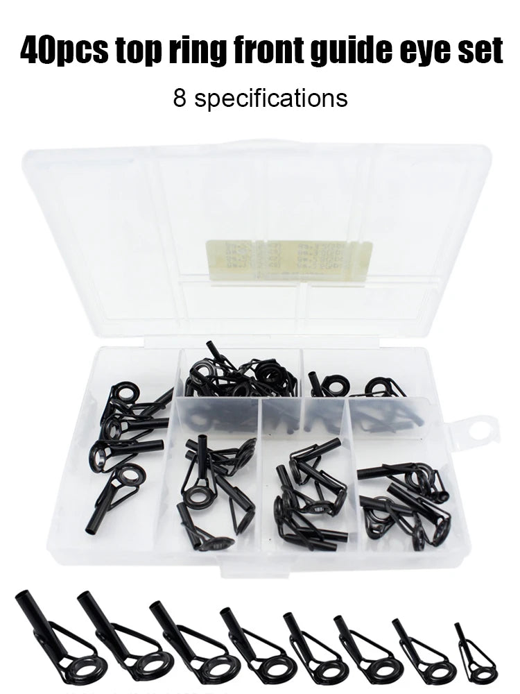 Stainless Steel Fishing Rod Guide Repair Kit - HookUpCo.