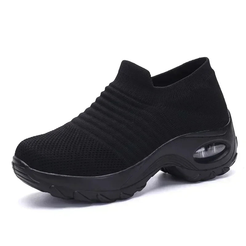 HookUpCo. Women's Orthopedic Platform Sneakers for Comfort