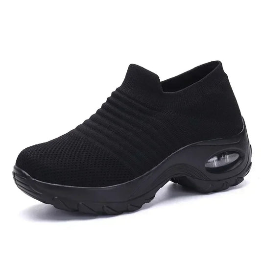 HookUpCo. Women's Orthopedic Platform Sneakers for Comfort