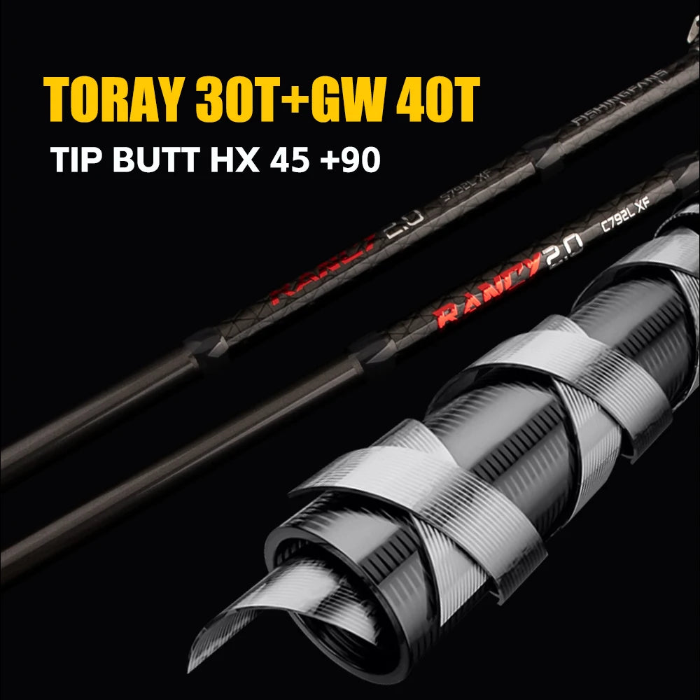 HookUpCo. High Carbon Fishing Rod for Bass - HookUpCo.
