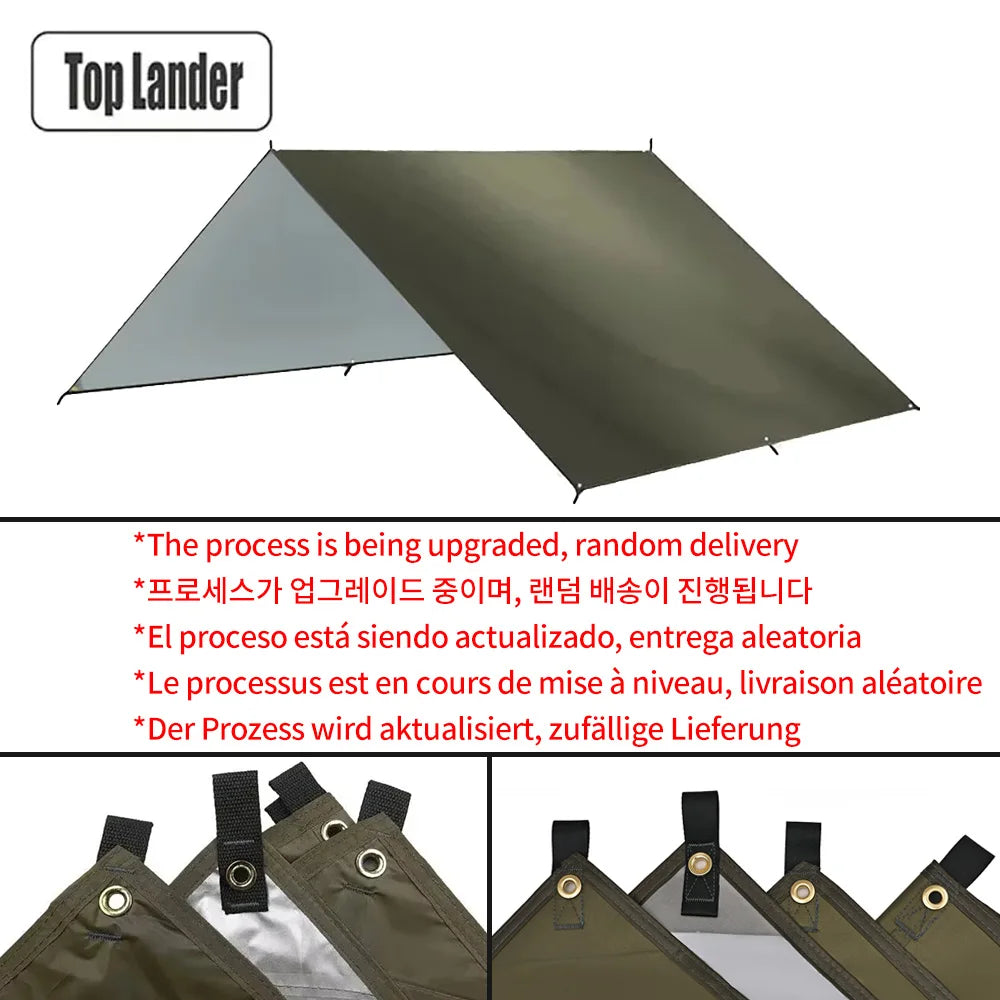 HookUpCo. Ultralight Waterproof Tarp Tent Canopy - HookUpCo.