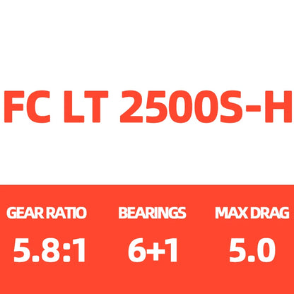 HookUpCo. 2025 Caldia LT Spinning Reel, 6+1BB