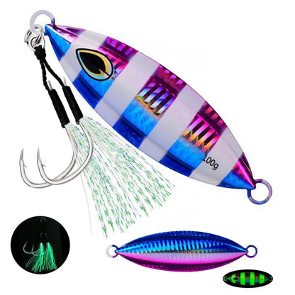 40g to 100g Metal Fishing Lures for Saltwater Jigging