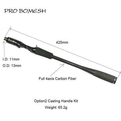 HookUpCo. Carbon Fiber Taper Grip Fishing Handle - HookUpCo.