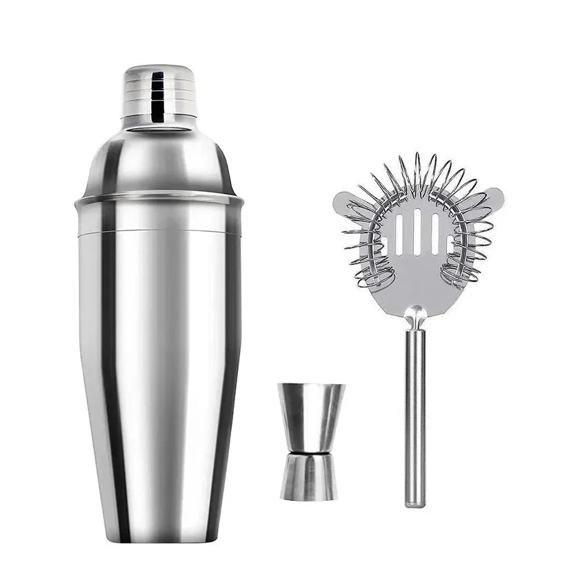 Stainless Steel Cocktail Shaker Set for Parties