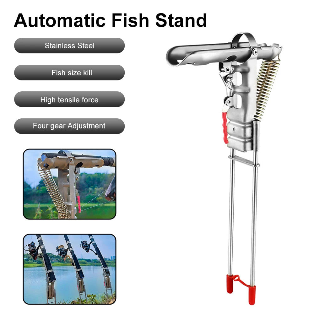 HookUpCo. Automatic Fishing Rod Holder Base - HookUpCo.