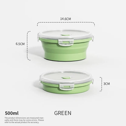 HookUpCo. Stackable Silicone Lunch Box Set