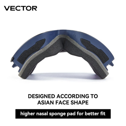 HookUpCo. Double Layer Anti-Fog Ski Goggles with UV400 Protection