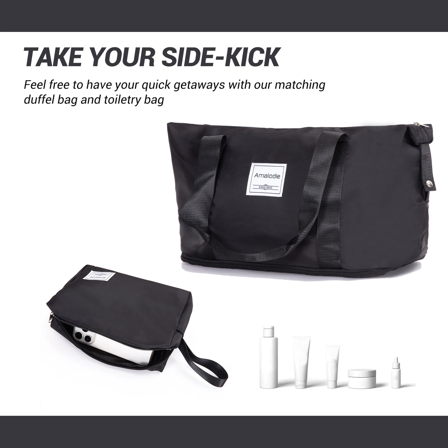 HookUpCo. 5-Piece Travel Luggage Set