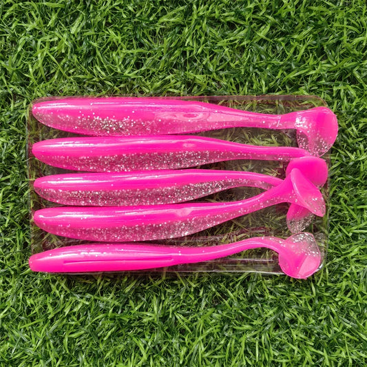HookUpCo. 5pcs T-Tail Swimbait for Fishing