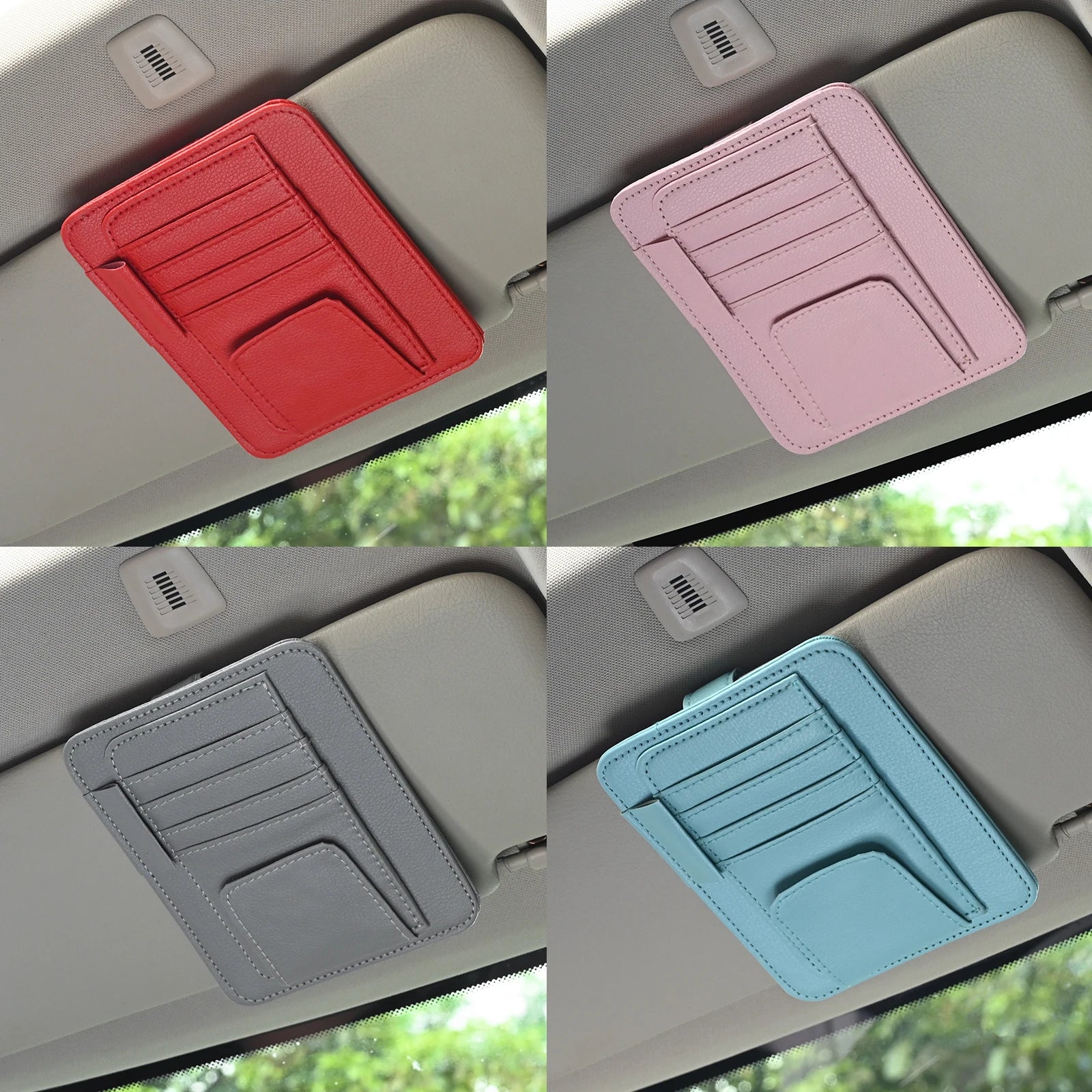 HookUpCo. Car Sun Visor Organizer with Pockets - HookUpCo.