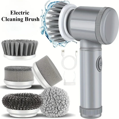 HookUpCo. Electric Cordless Spin Scrubber for Deep Cleaning