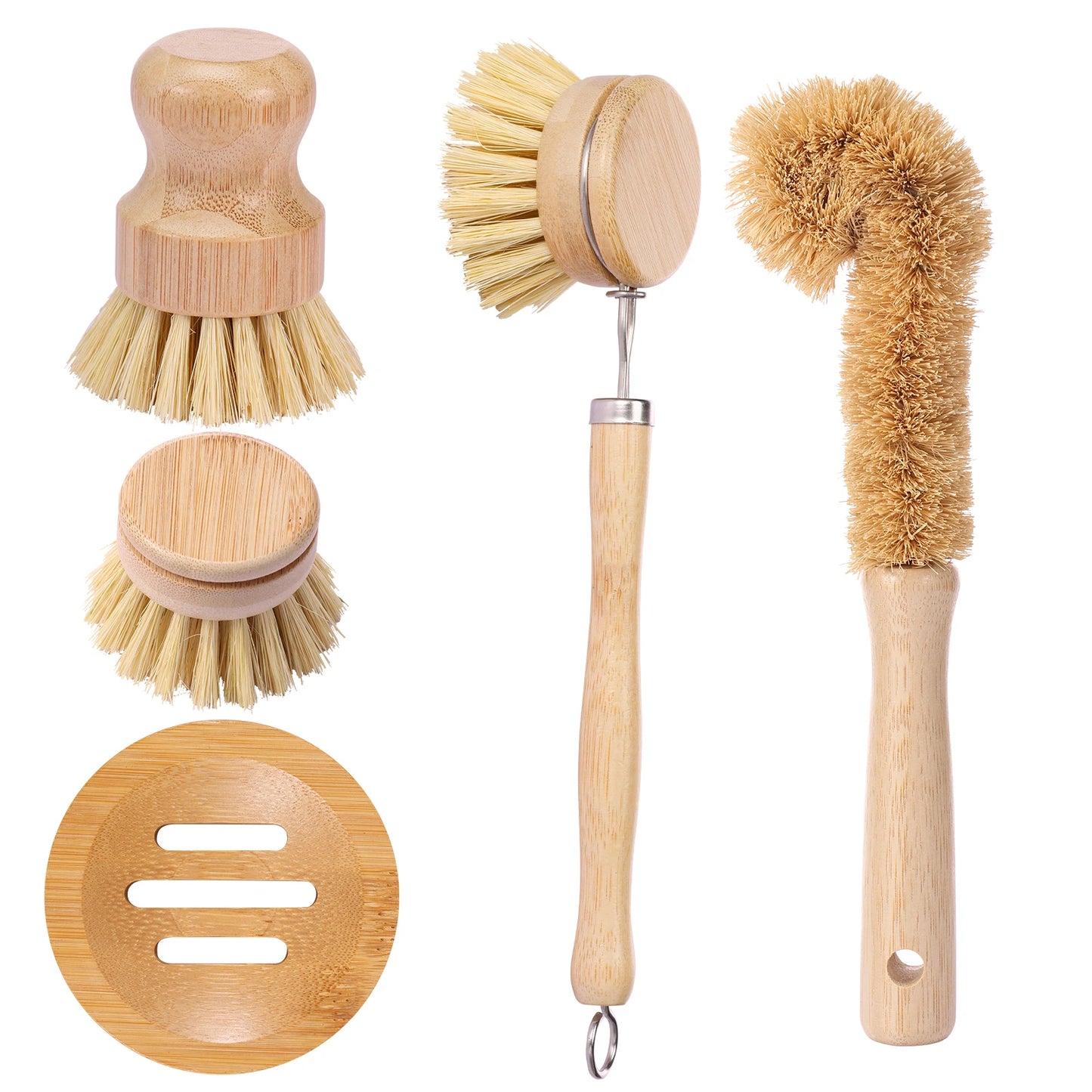 Eco-Friendly Bamboo Dish Brushes